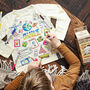 Personalised Summer Holiday Colour In T Shirt, thumbnail 1 of 5