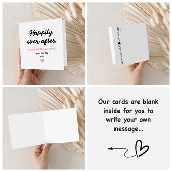 Happily Ever After Wedding Card, 2 of 8