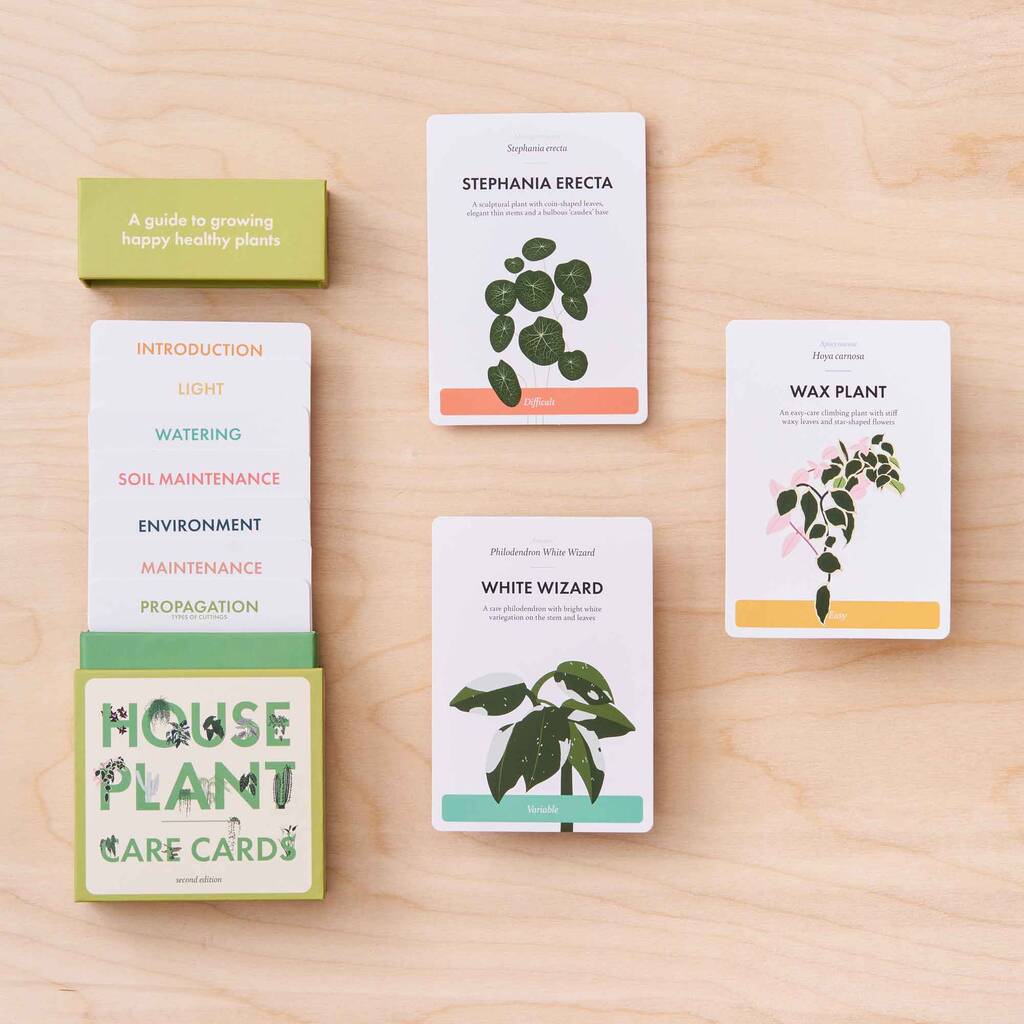 Houseplant Care Cards, Second Edition, 1 of 4