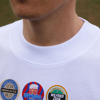 Crystal Palace Football Beer Mats Oversized T Shirt, 10 of 10