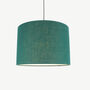 Linen Forest Green Lampshade, thumbnail 3 of 9