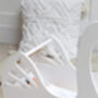 Personalised Kids Swan Wooden Push Along Toy Pram, thumbnail 8 of 12