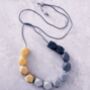 Matte Ombre Faceted Bead Necklace, thumbnail 1 of 4