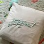 Personalised Cushion Cover With Tassels, thumbnail 5 of 10