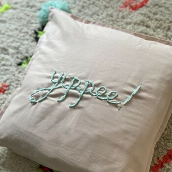 Personalised Cushion Cover With Tassels, 5 of 10