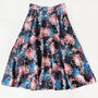 Annie Linen Blend Midi Skirt Koi Print, thumbnail 2 of 8