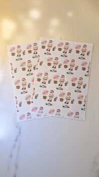 Secret Santa Christmas Wrapping Paper – Rude/Funny, 2 of 6