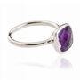 Desert Dusk Amethyst Ring In Sterling Silver, thumbnail 3 of 4