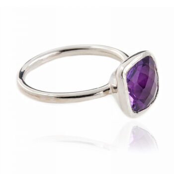 Desert Dusk Amethyst Ring In Sterling Silver, 3 of 4