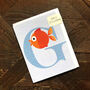 Mini G For Goldfish Card, thumbnail 4 of 5