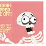 Hilarious Screaming And Shaking 3D Skeleton Face Funny Birthday Pop Up Sound Card, thumbnail 9 of 11