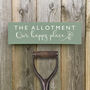 The Allotment Handcrafted Wooden Sign, thumbnail 1 of 4