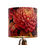 Rich Red And Peach Floral Lampshade, Opulent Blooms, thumbnail 5 of 6