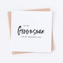 Page Boy Wedding Bridal Card, thumbnail 4 of 5