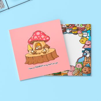 Mushroom Card | Cute Greetings Card, 4 of 4