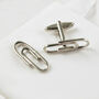 Paperclip Cufflinks, thumbnail 1 of 6