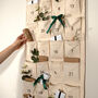 Personalised Canvas Advent Calendar Embroidered, thumbnail 5 of 12