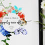 Personalised Happily Ever After Engagement Print, thumbnail 2 of 3