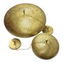 Hand Perforated Moroccan Brass Pendant Lamp | Artisanal Made, thumbnail 9 of 12