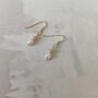 Delicate Pearl Earrings, thumbnail 2 of 4