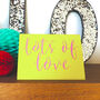 Mini Lots Of Love Card, thumbnail 1 of 5