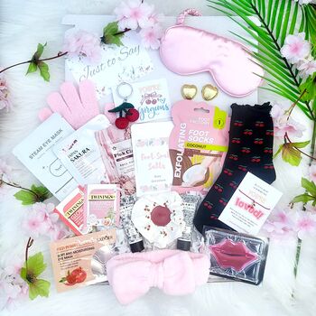 Cherry Loved Birthday Hug Spa Gift Box, 6 of 10