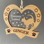 Cat Memorial Personalised Christmas Tree Decoration, thumbnail 5 of 5