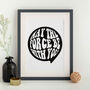 May The Force Be With You Gallery Wall Print, thumbnail 1 of 4