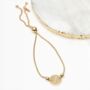 Personalised Silver Or Gold Plated Disc Slider Bracelet, thumbnail 2 of 6