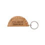 Cornish Gifts 'Dreckly' Oak Cornish Pasty Keyring, thumbnail 2 of 2