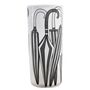 45cm Black White Ceramic Umbrella Stand Holder, thumbnail 2 of 2
