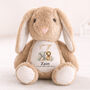 Personalised Safari Birthday Bunny Plush Toy, thumbnail 1 of 5
