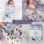 Butterfly Bamboo Organic Cotton Muslin Baby Comforter, thumbnail 4 of 4