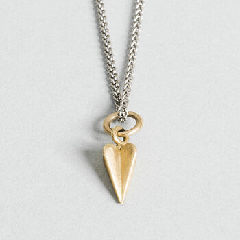 Aphrodite 18ct Gold Small Heart Pendant, 3 of 4
