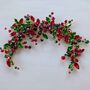 Red And Green Festive Hair Vine, thumbnail 6 of 8