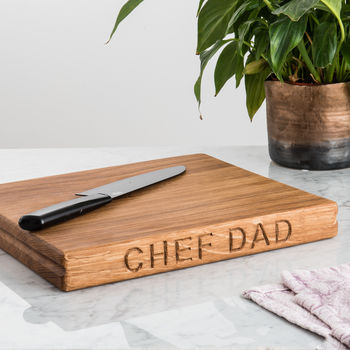 Personalised Dad Chopping Board, 2 of 3
