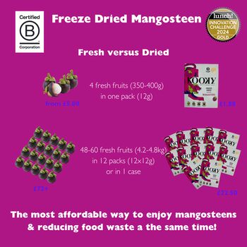 Kooky Freeze Dried Mangosteen 12x12g, 2 of 5