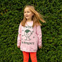 Twist And Sprout Girls' Christmas Jumper, thumbnail 2 of 4