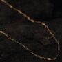 Men's 18 K Gold Plated Paperclip Chain, thumbnail 6 of 11