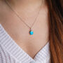 Turquoise Hoop Earrings And Necklace, thumbnail 6 of 11