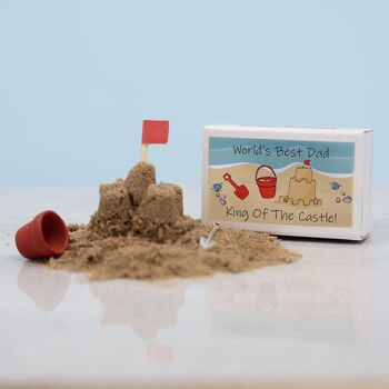 World's Best Dad Sandcastle Kit In A Matchbox, 2 of 8