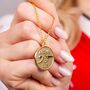 Arsenal Football Club Gold Finish Crest Necklace, thumbnail 5 of 9