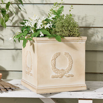 Castello Beige Planter, 3 of 7