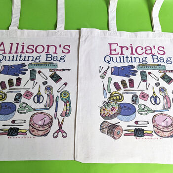 Personalised Quilting Bag, 5 of 9