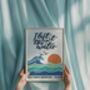 ‘I Left It In The Water’ Personalised Baptism Print, thumbnail 6 of 11