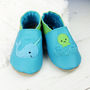 Personalised Narwhal And Squid Baby Shoes, thumbnail 1 of 6