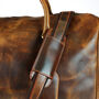 Personalised Buffalo Leather Weekender Bag, thumbnail 8 of 12