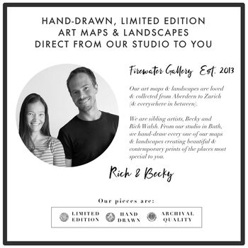 Personalised London Map Art Print Choose Your London Area 30 Locations Available, 10 of 12