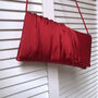 Red Satin Clutch Handbag Ella, thumbnail 4 of 7
