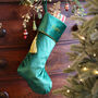 Personalised Luxury Velvet Christmas Stockings, thumbnail 4 of 6